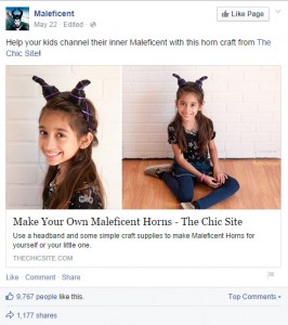 Facebook suggesting parents help their kids channel their dark side