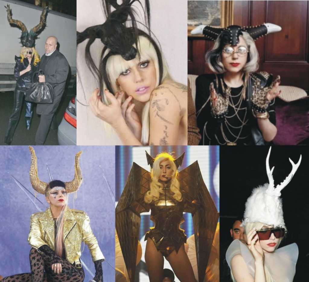 Lady Gaga's many Baphomet referencing costumes Source