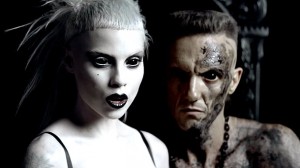 Vocalists from Die Antwoord in video for Ugly Boy Source