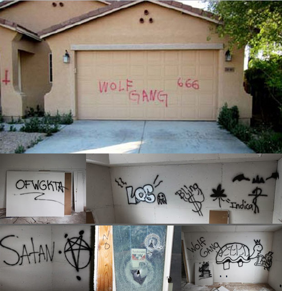 Graffiti by Odd Future (Top) Source Graffiti inspired by Odd Future (Bottom) Source